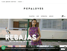 Tablet Screenshot of pepaloves.com